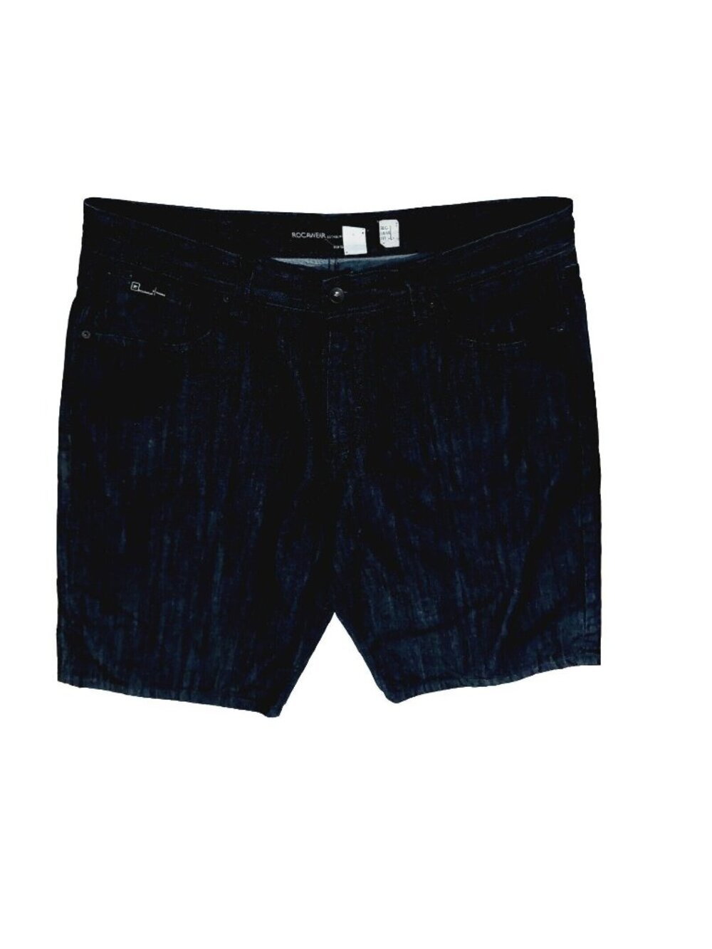 Rocawear Men's 42 Classic Fit Blue Denim Jean Shorts 14" Inseam